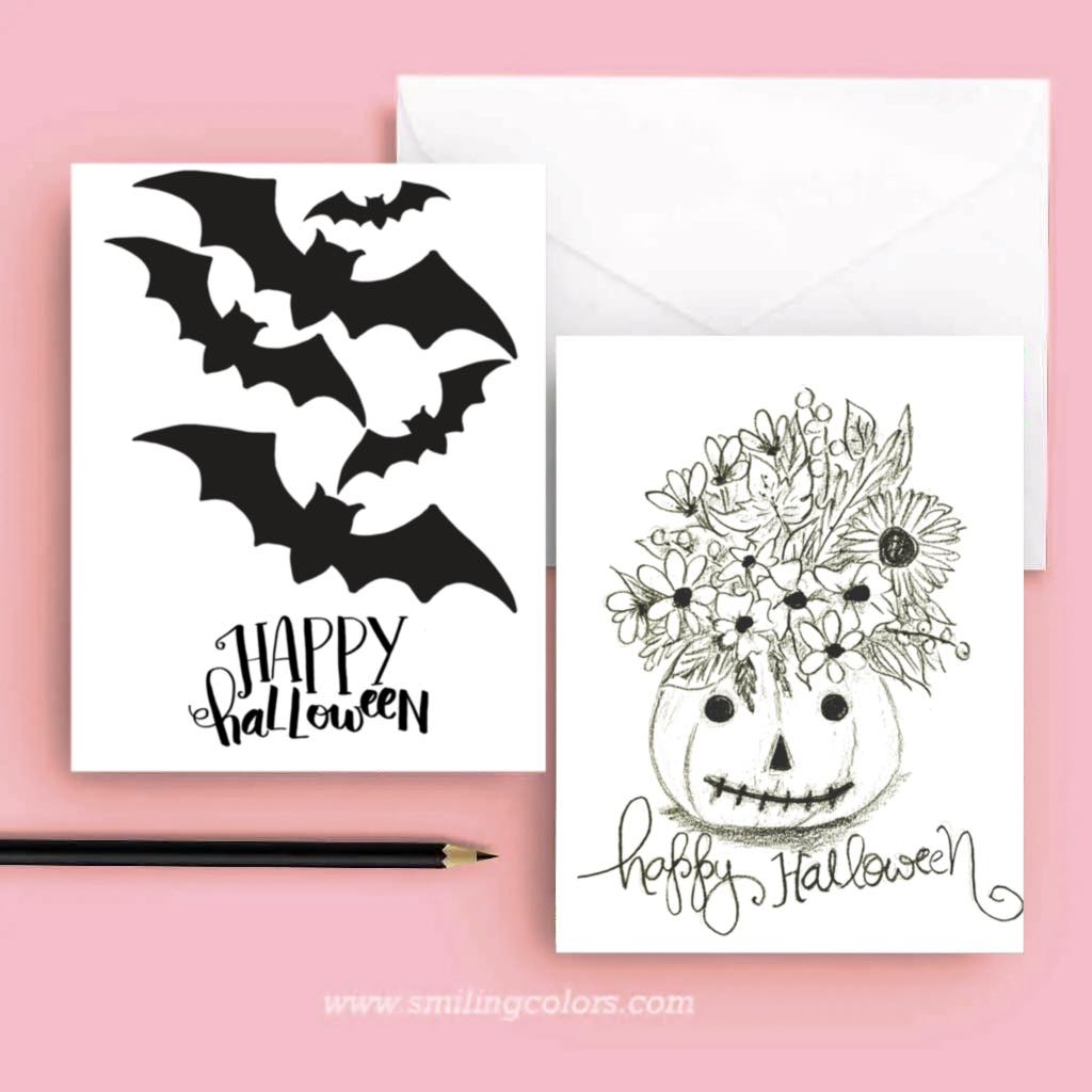 Free Printable Halloween Cards