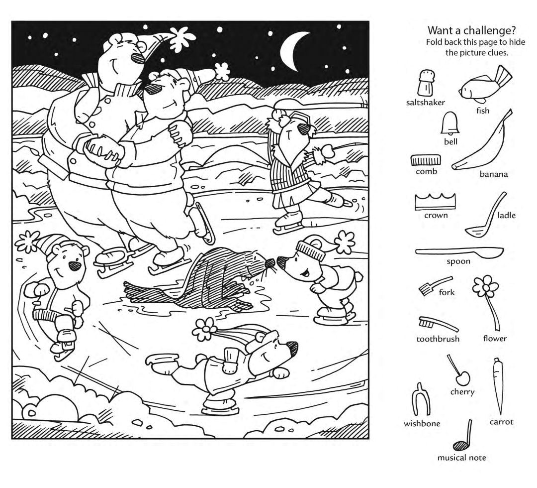 Free Printable Hidden Picture Puzzles For Kids Worksheets Library