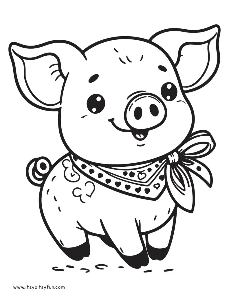 Pigs Coloring Pages Printable