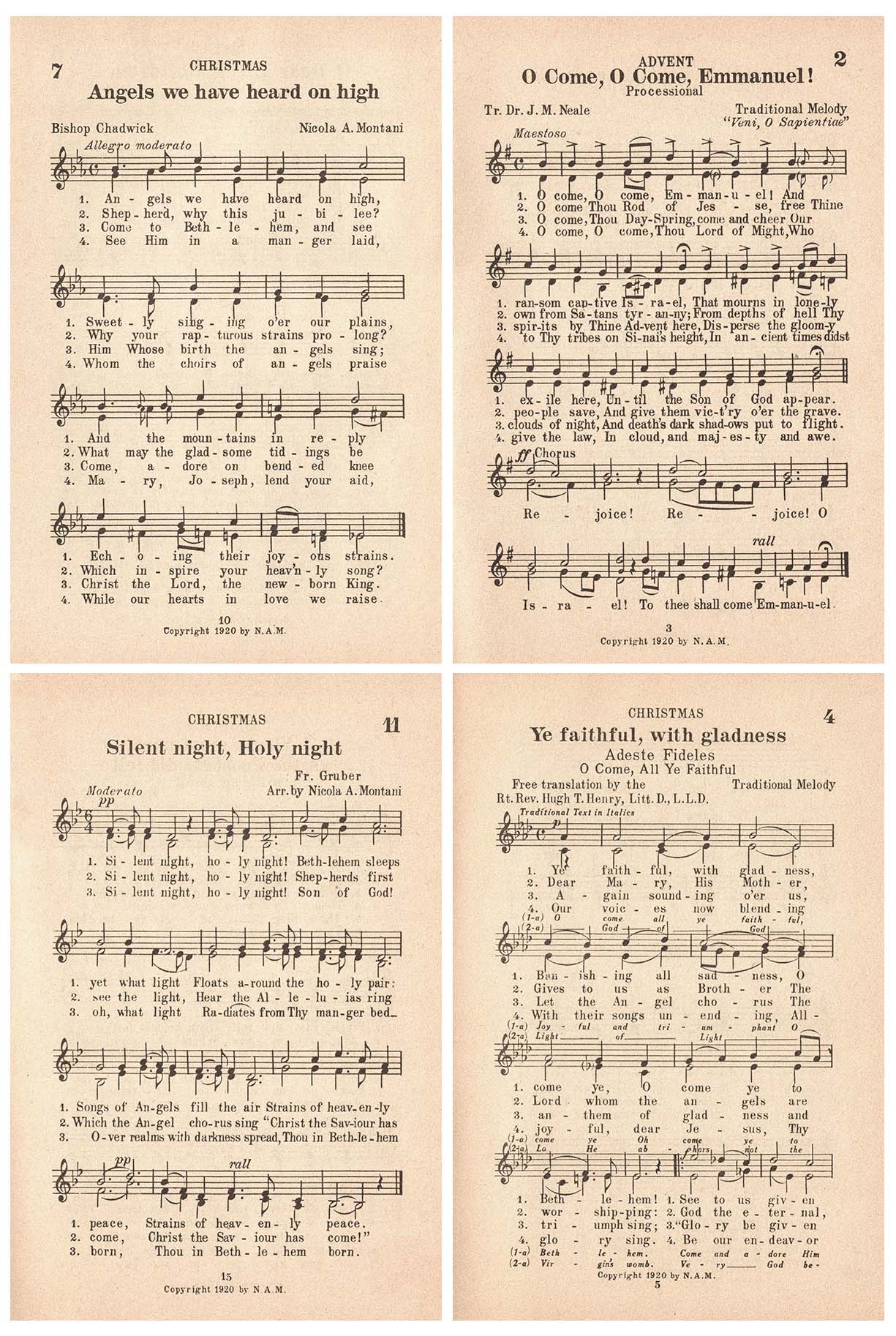 Free Christmas Sheet Music Printable