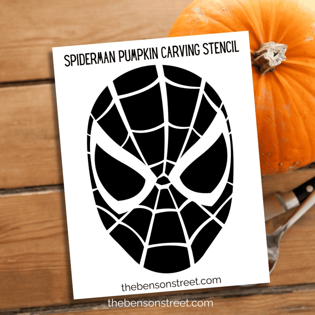 Free Spiderman Pumpkin Stencil Printable For Pumpkin Carving The 