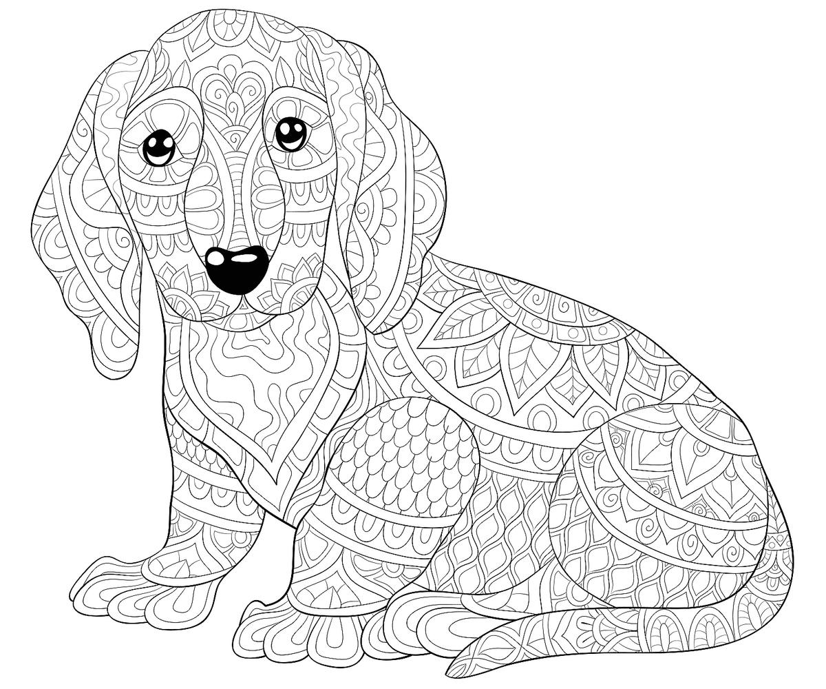 Fun Dog Coloring Pages Adorable Printable Coloring Pages Of Dogs 