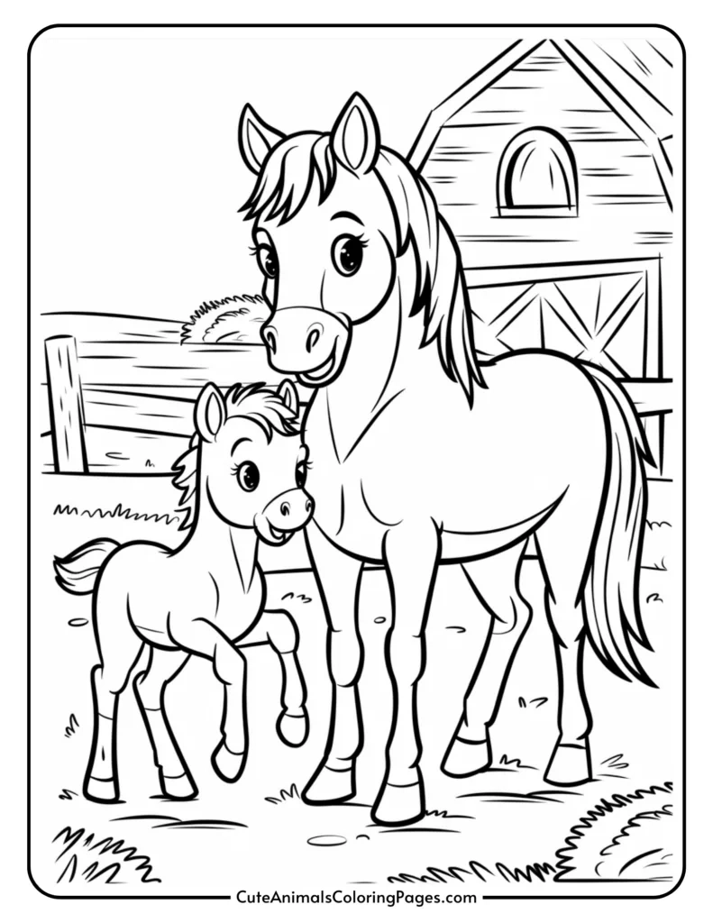 Horse Coloring Pages Printable