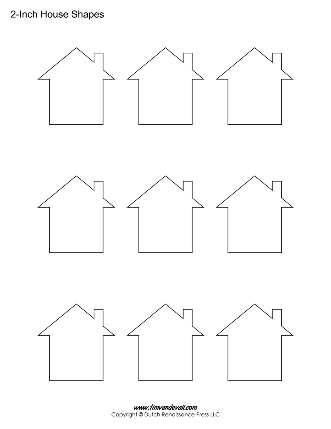 House Template Printable