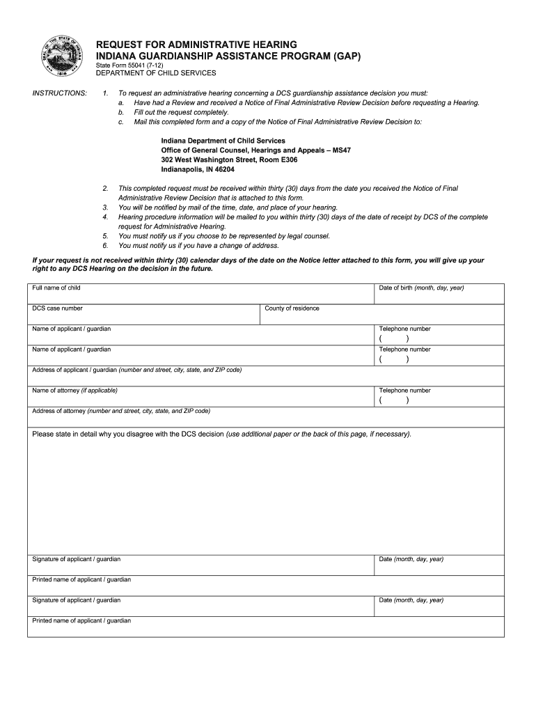 Indiana Motion Forms Fill Out amp Sign Online DocHub