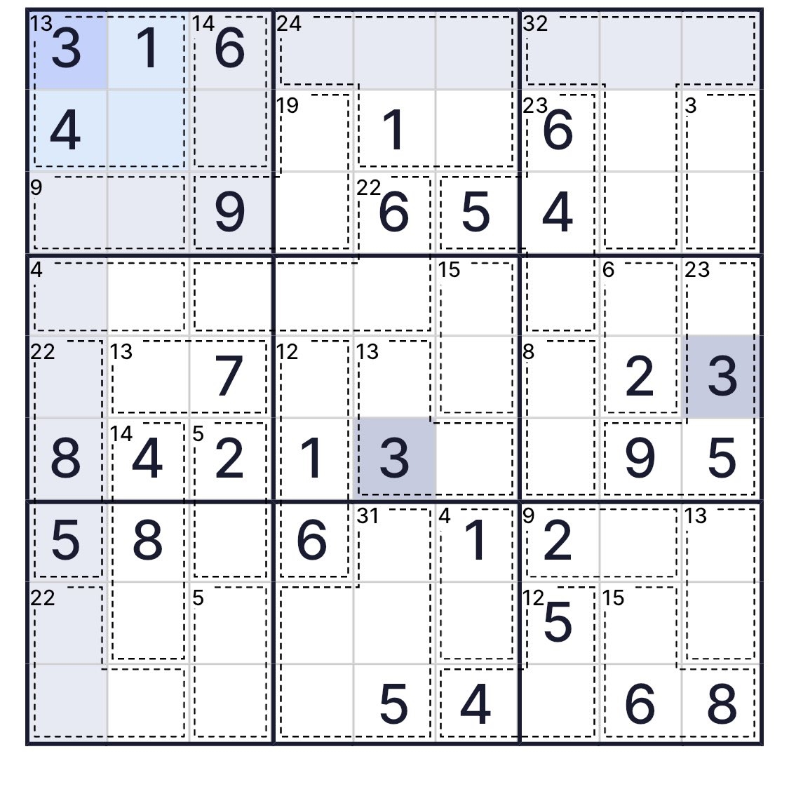 Killer Sudoku Printable