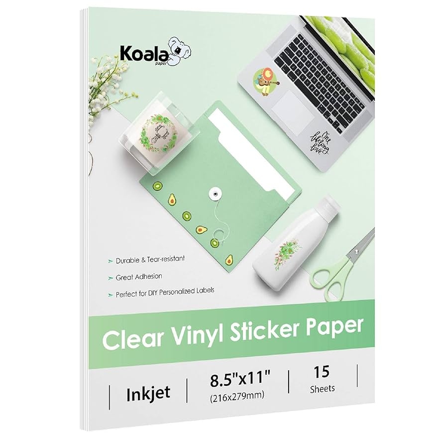 Clear Printable Stickers