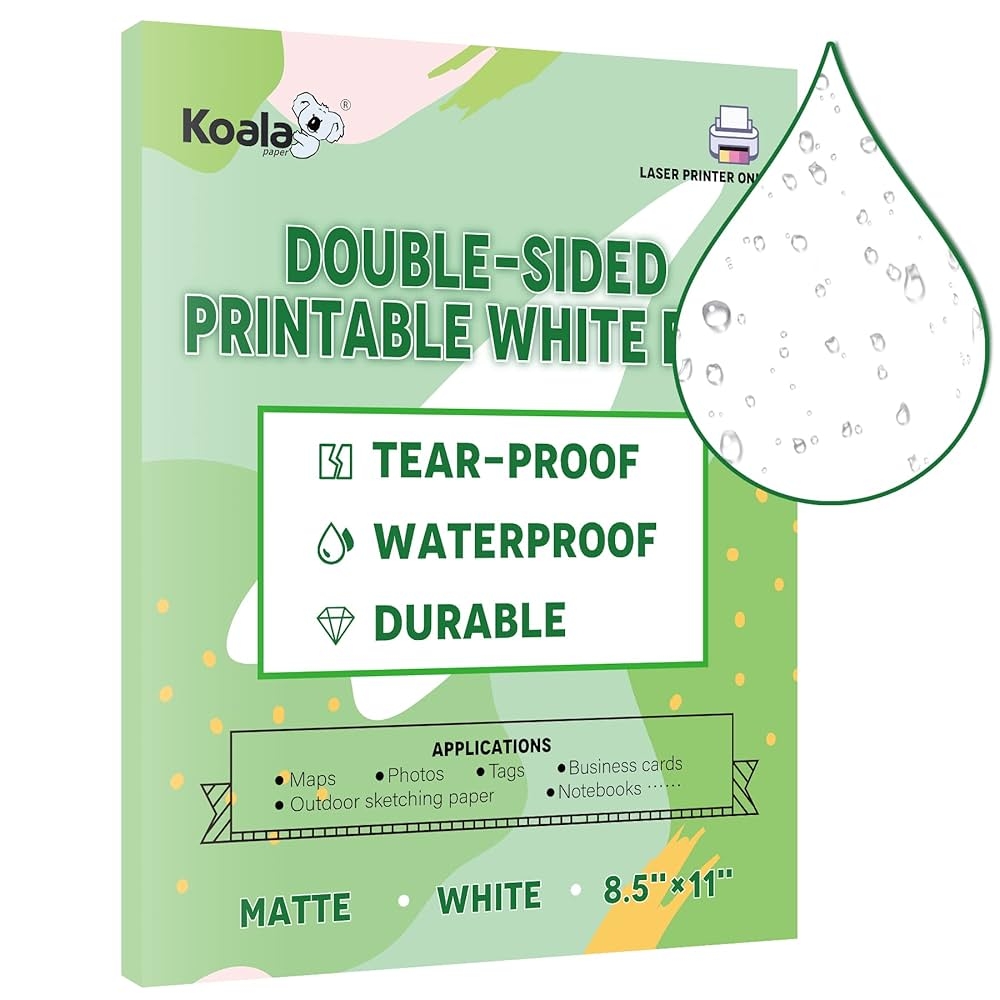 Printable Waterproof Paper