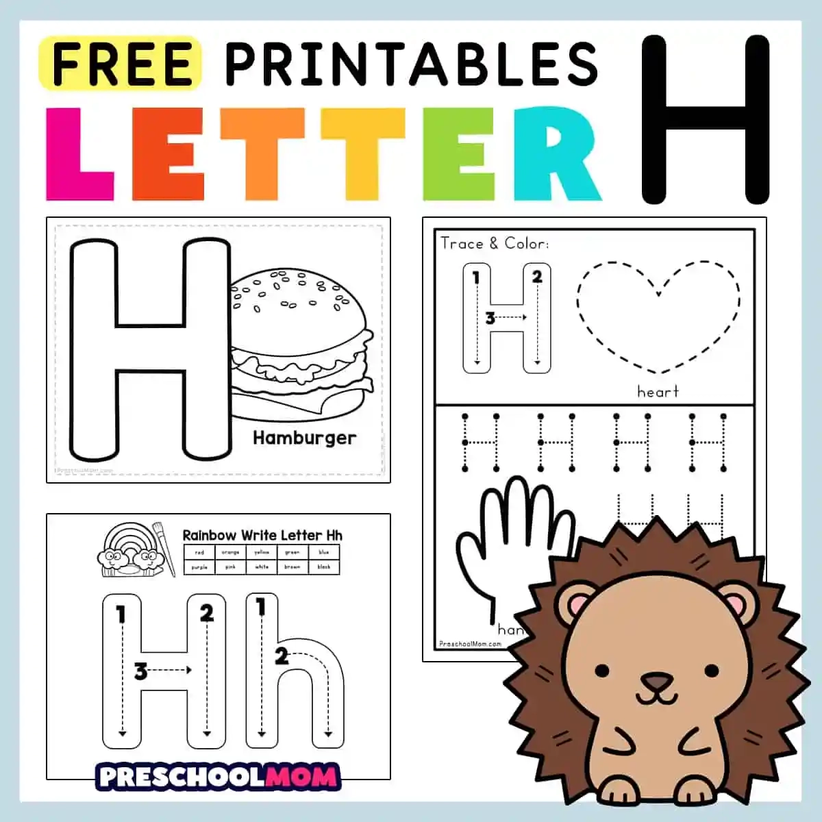 Printable Letter H