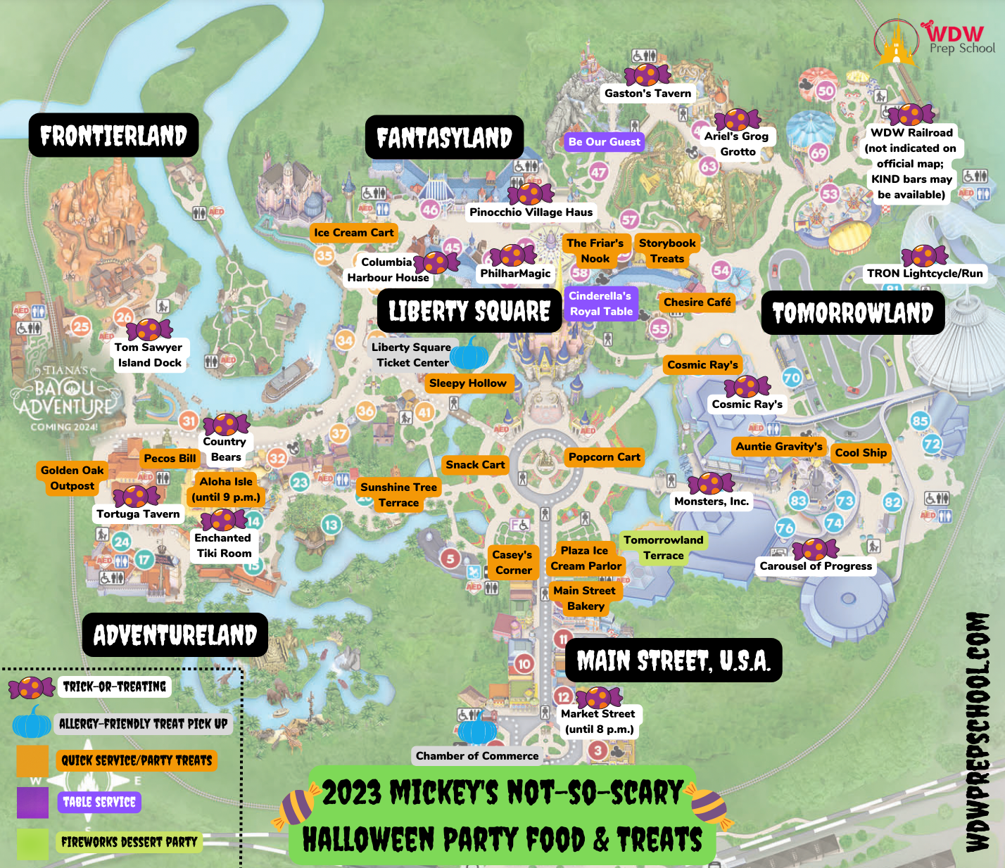 Printable Map Of Magic Kingdom