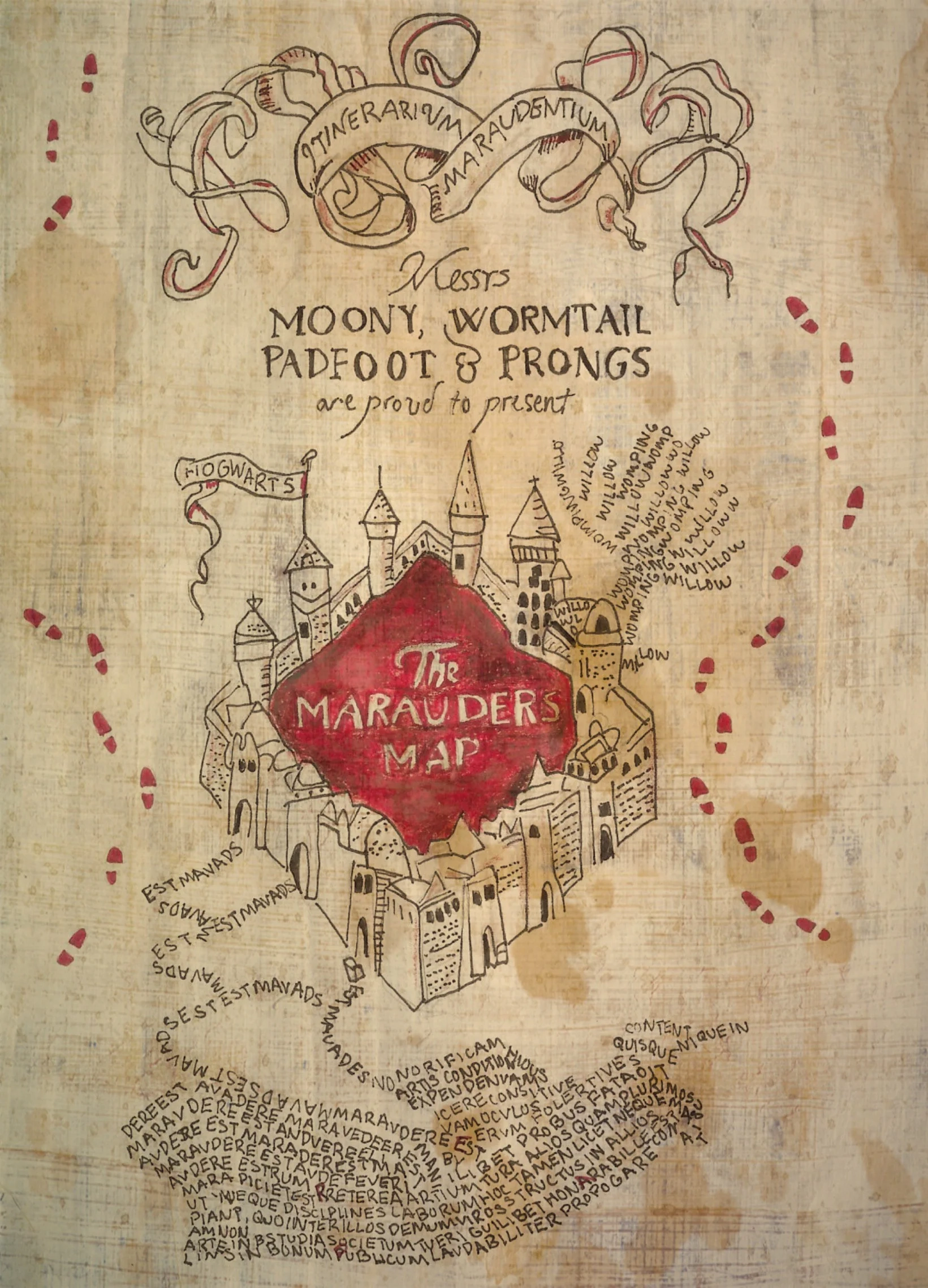 Marauders Map Printable