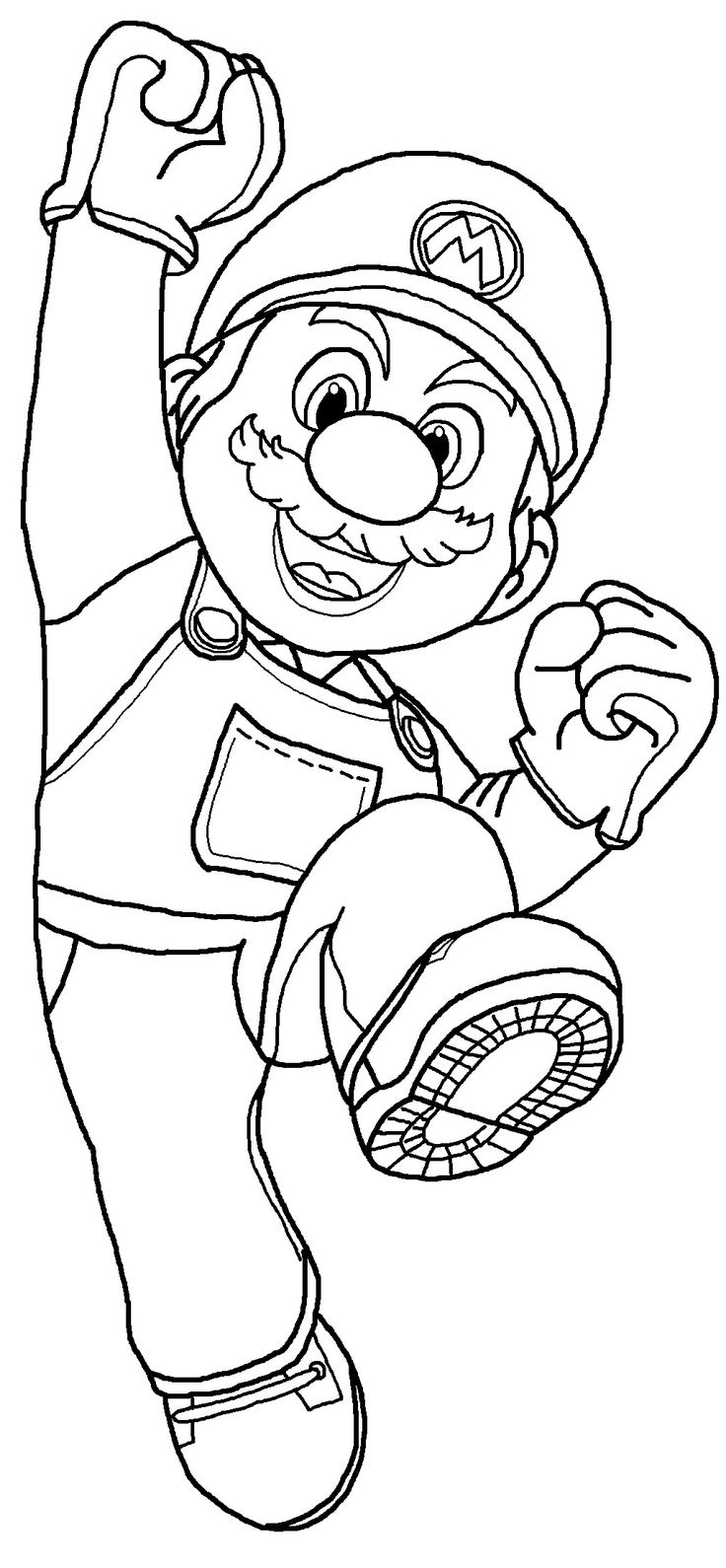 Printable Mario Brothers Coloring Pages