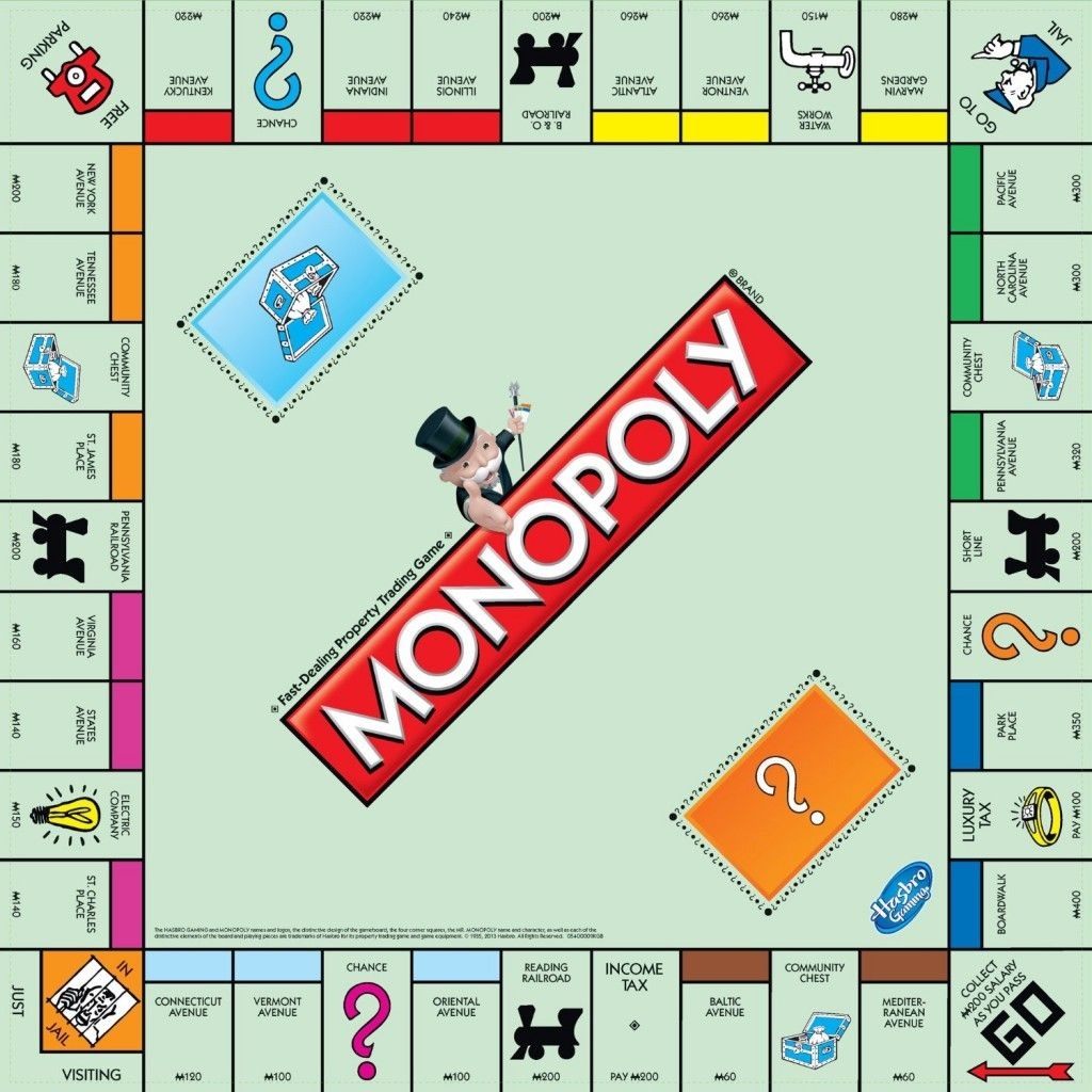 Monopoly Board Game 10 Free PDF Printables Printablee