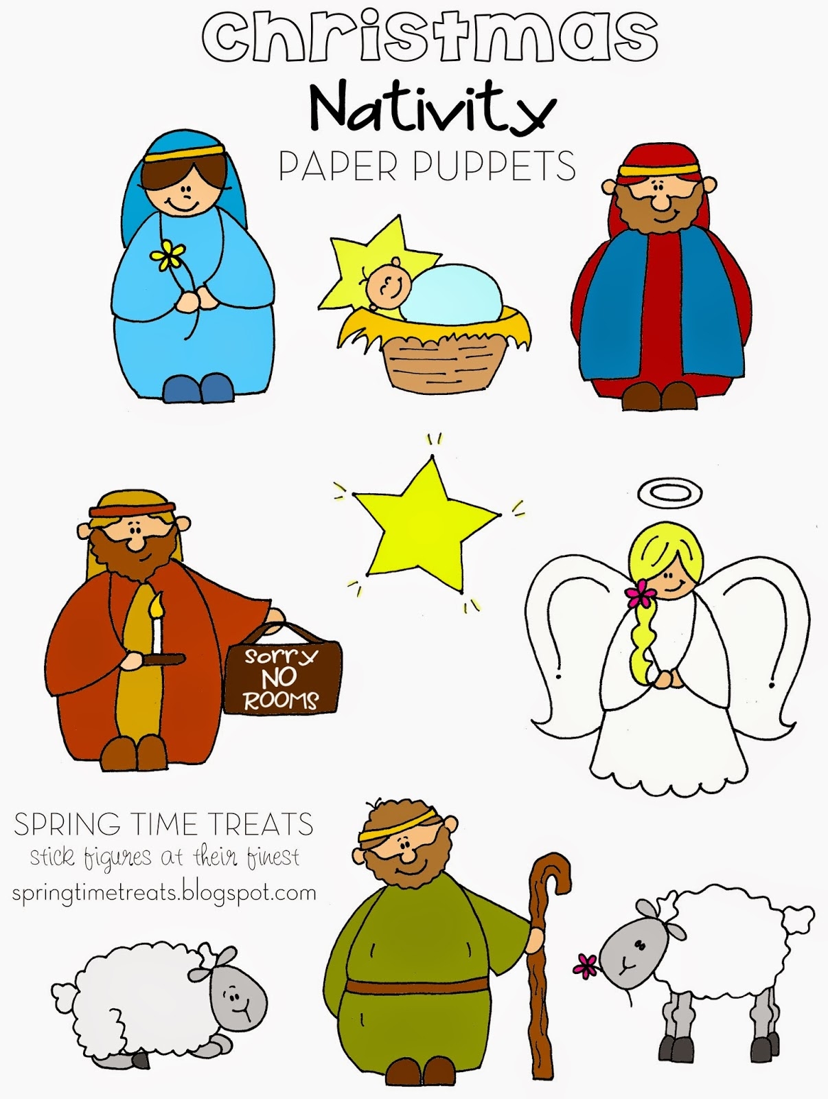 Christmas Nativity Scene Printable