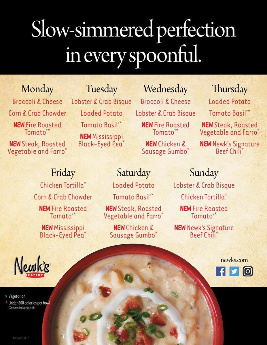 Newk 39 s Eatery On X NEW Fall Soups Are Here Https t co 
