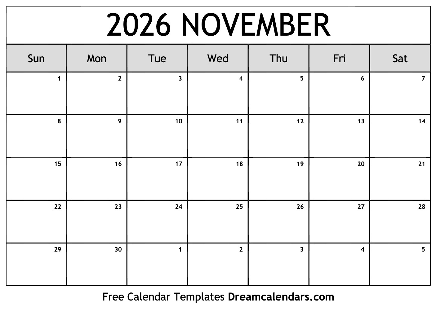 November 2026 Calendar With Holidays School Academic Calendar