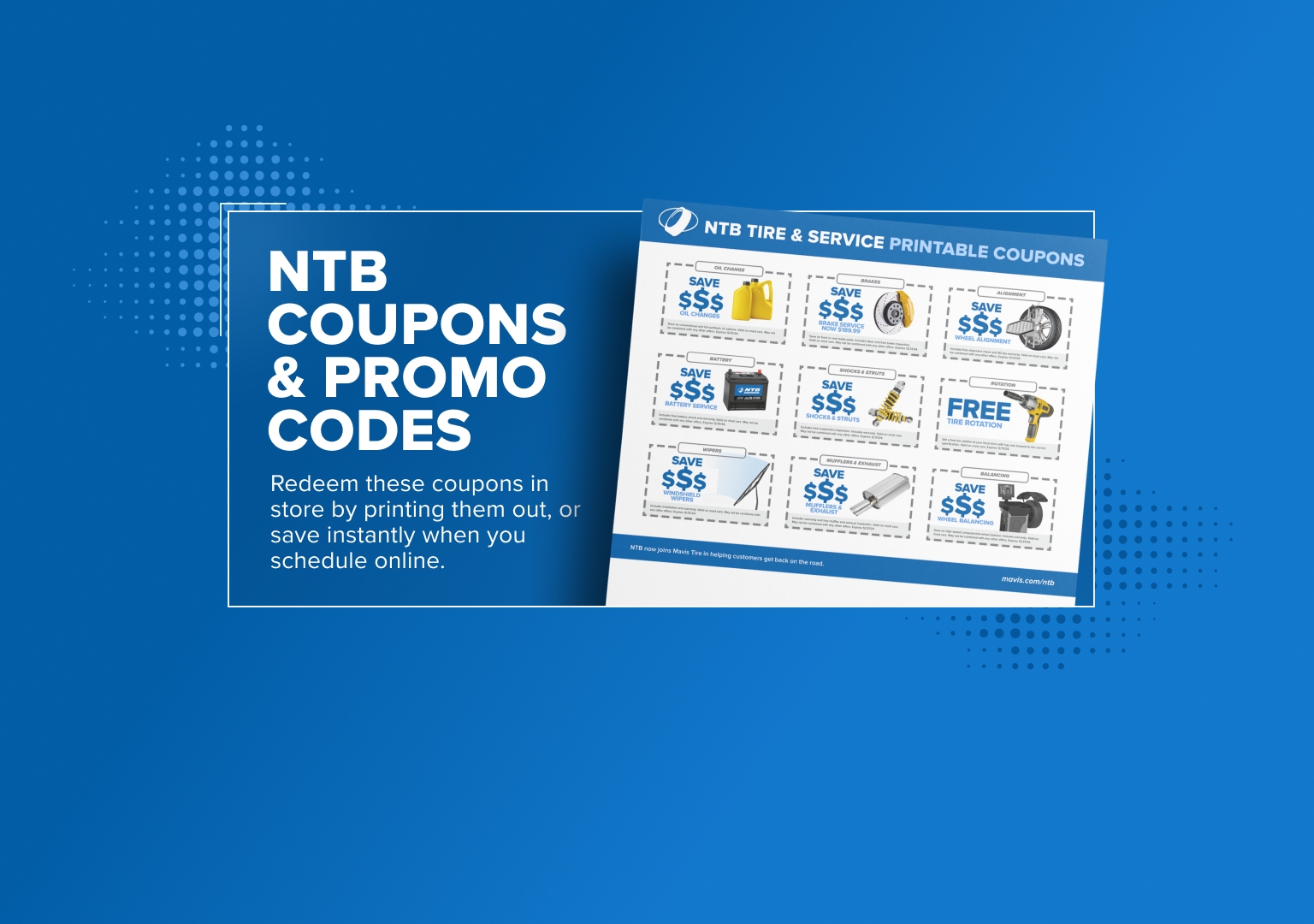 Mavis Tire Printable Coupon