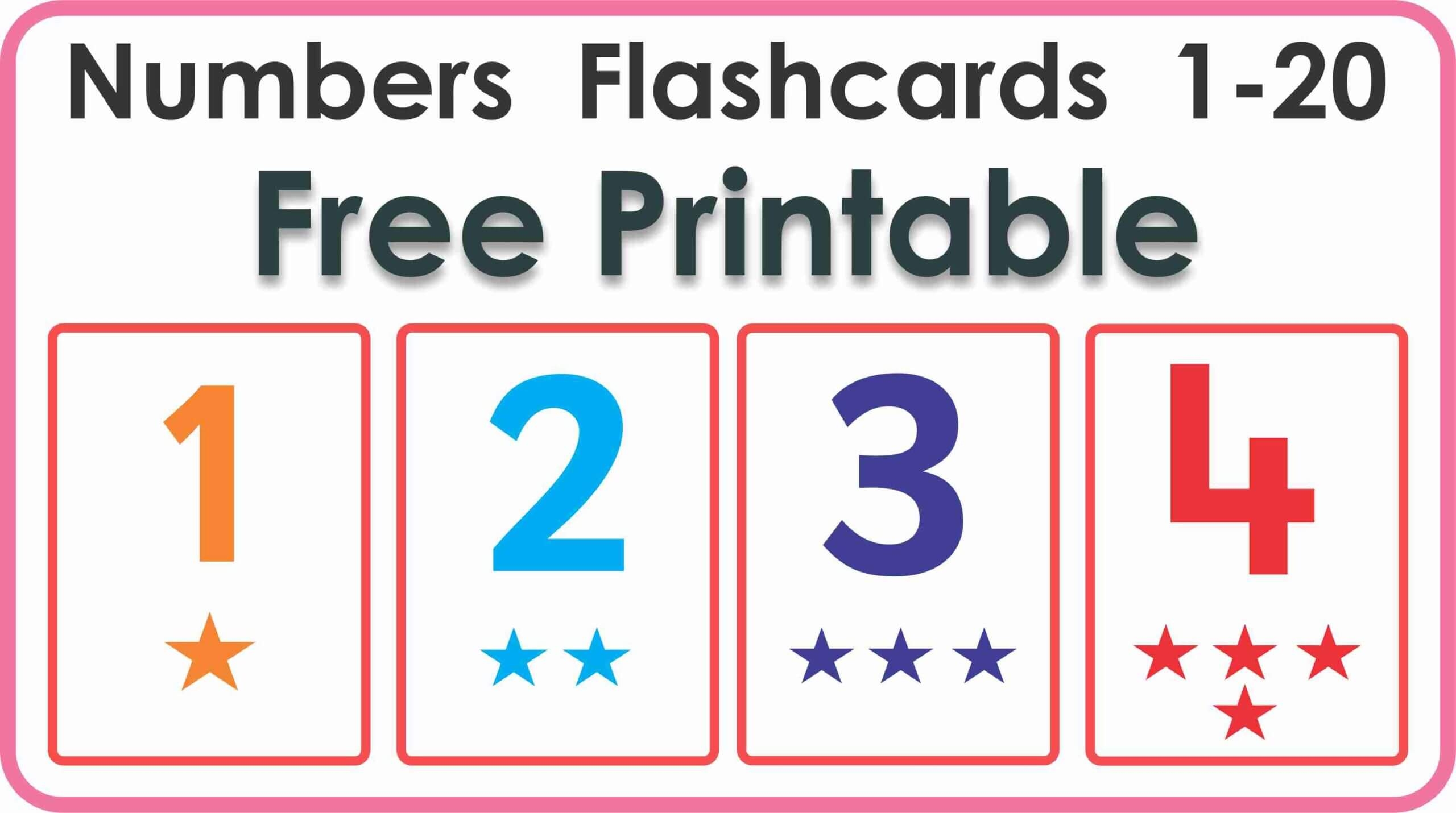 Printable Number Cards