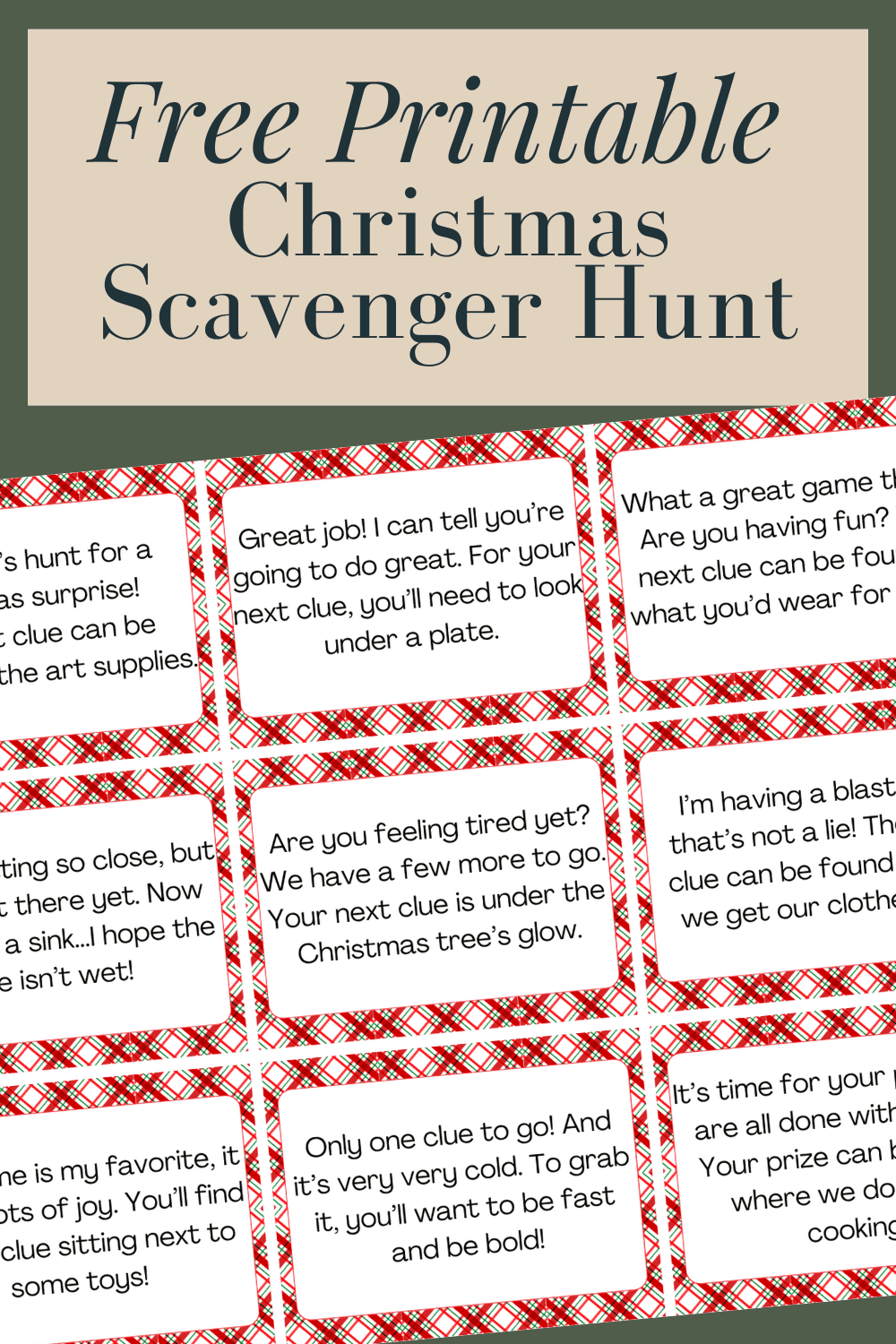 Our 2023 Christmas Scavenger Hunt Love amp Renovations