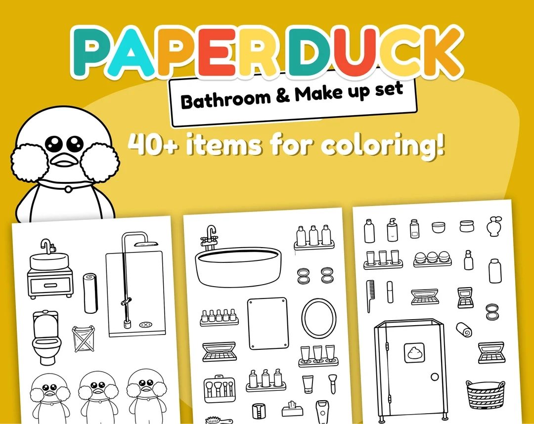 Printable Paper Duck