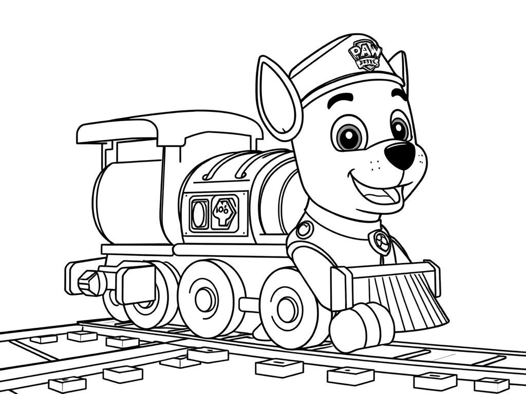 Paw Patrol Printable Coloring Page