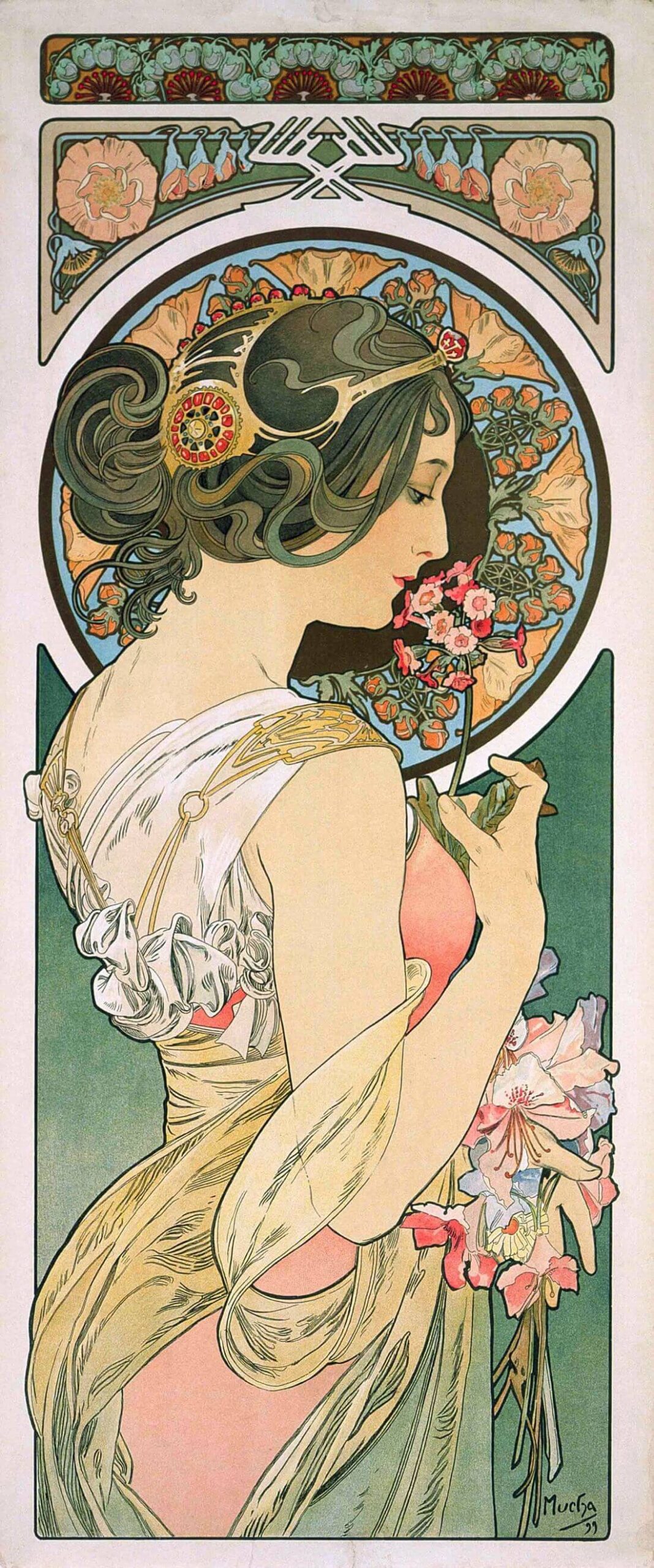 Old Mucha Prints Printable Free