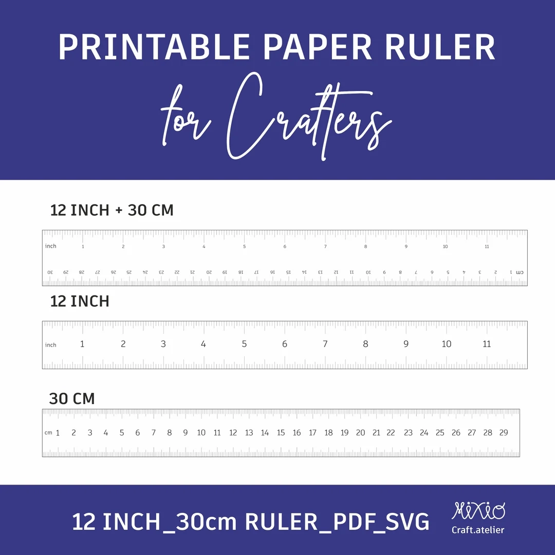 Paper Ruler Printable