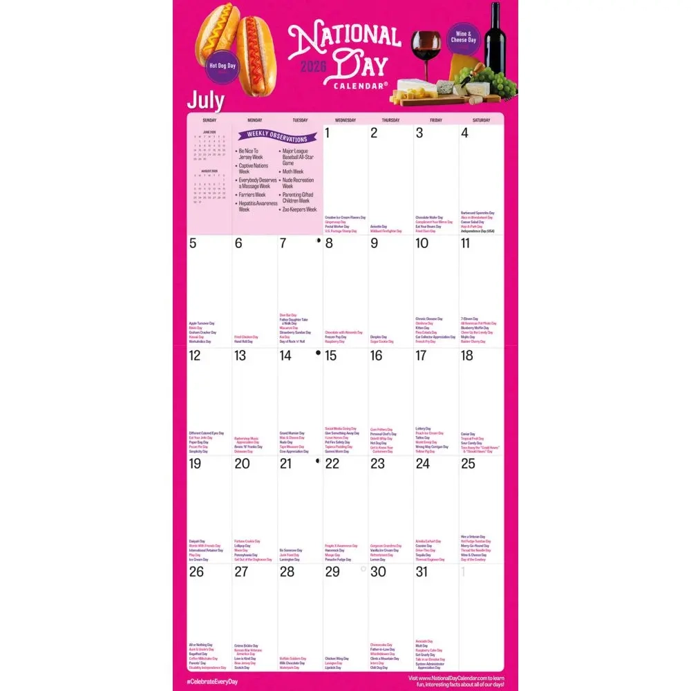 National Days 2026 Calendar