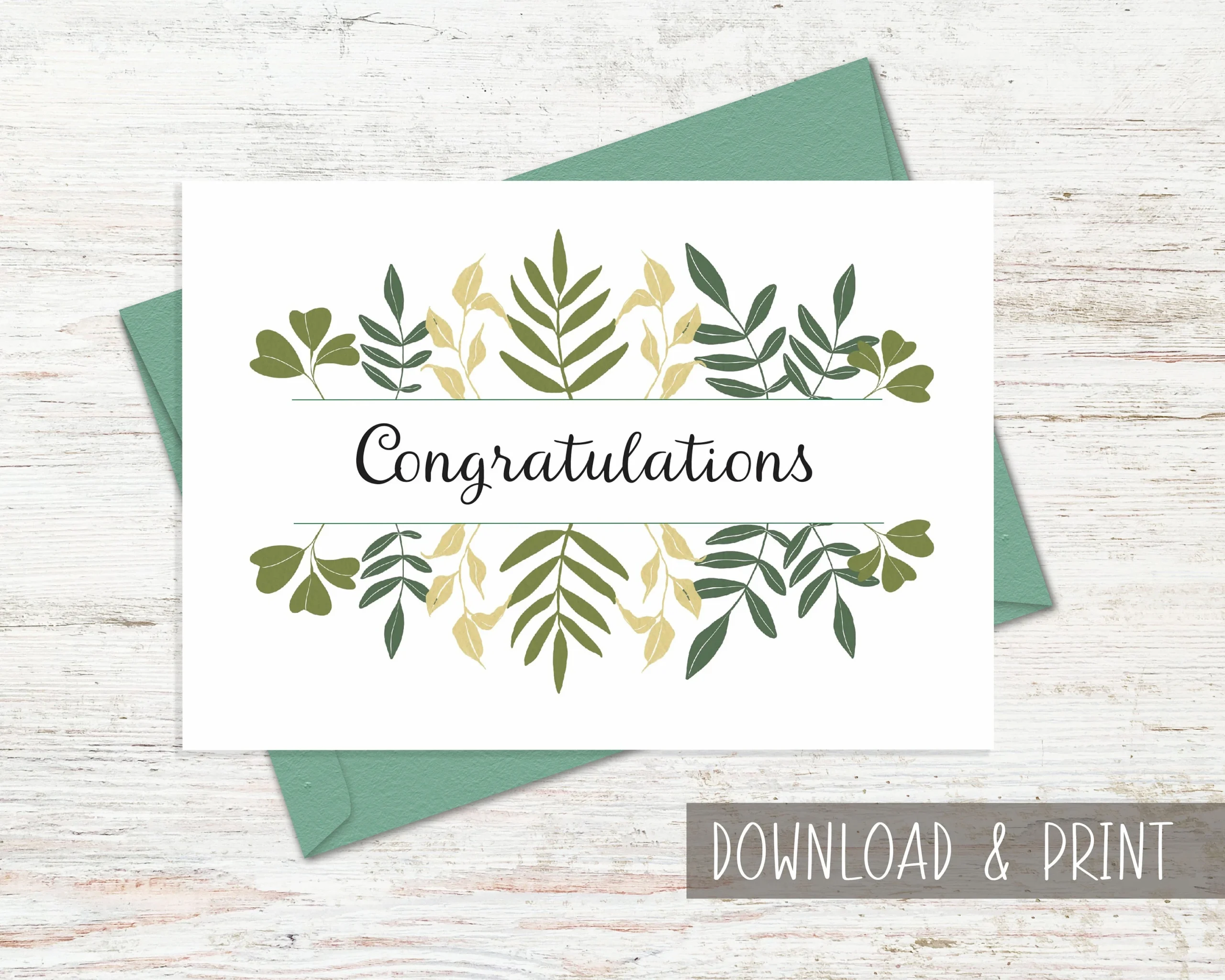 Printable Congrats Cards