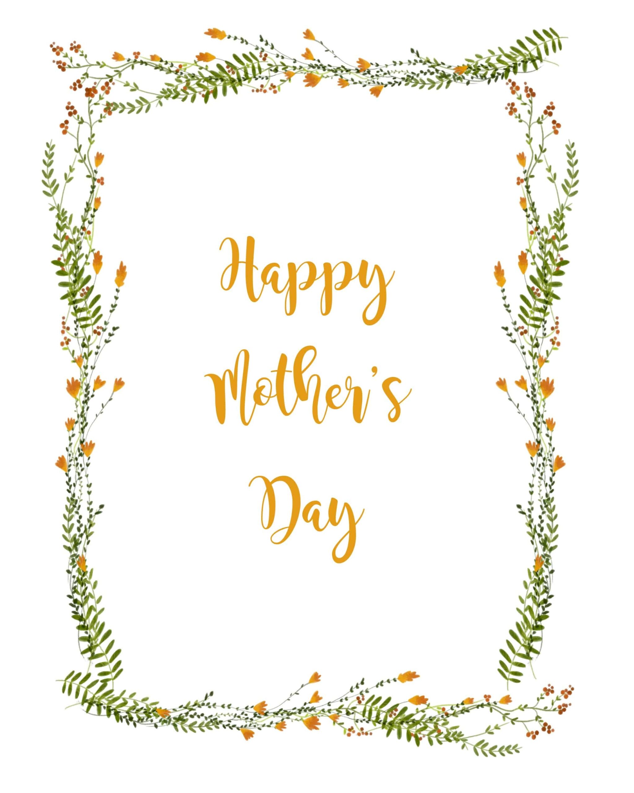 Printable Happy Mothers Day Store