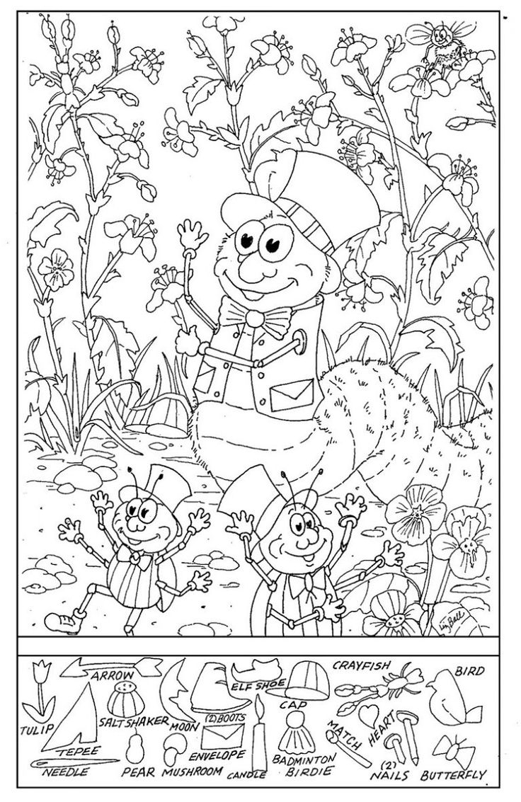 Printable Find The Hidden Pictures