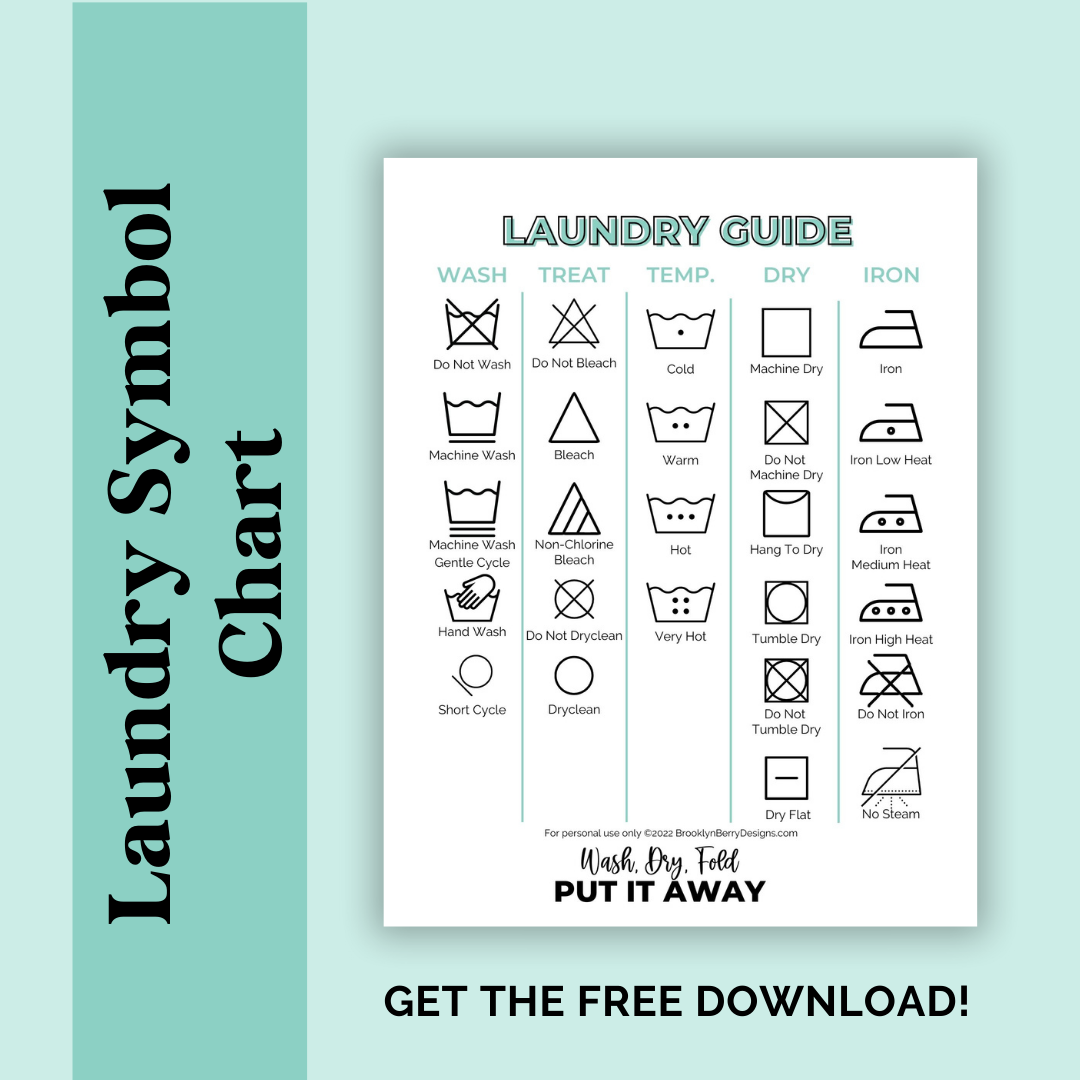 Printable Laundry Symbols