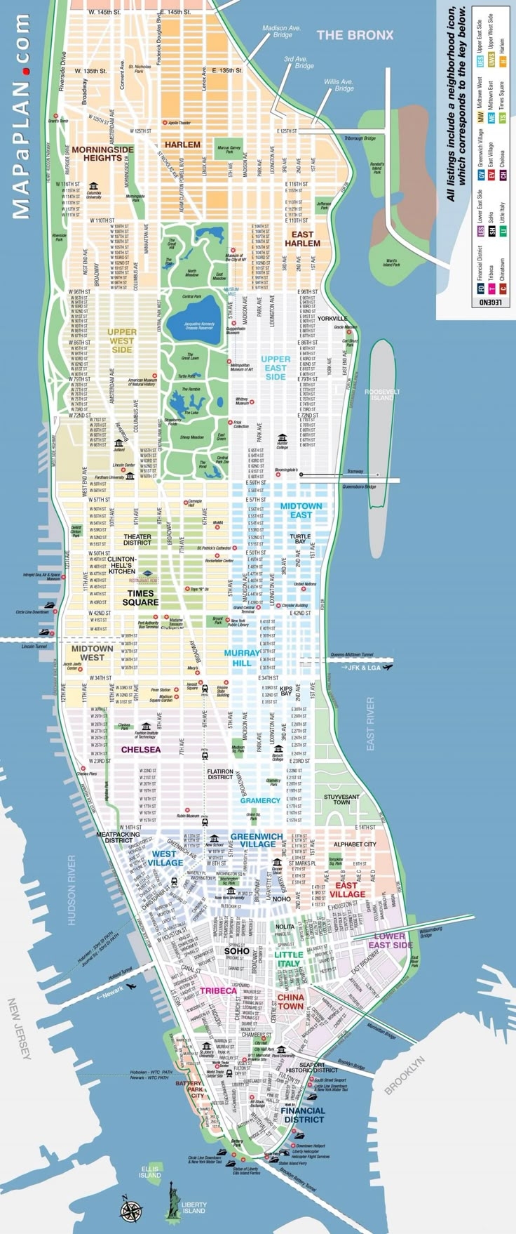 New York Map Printable
