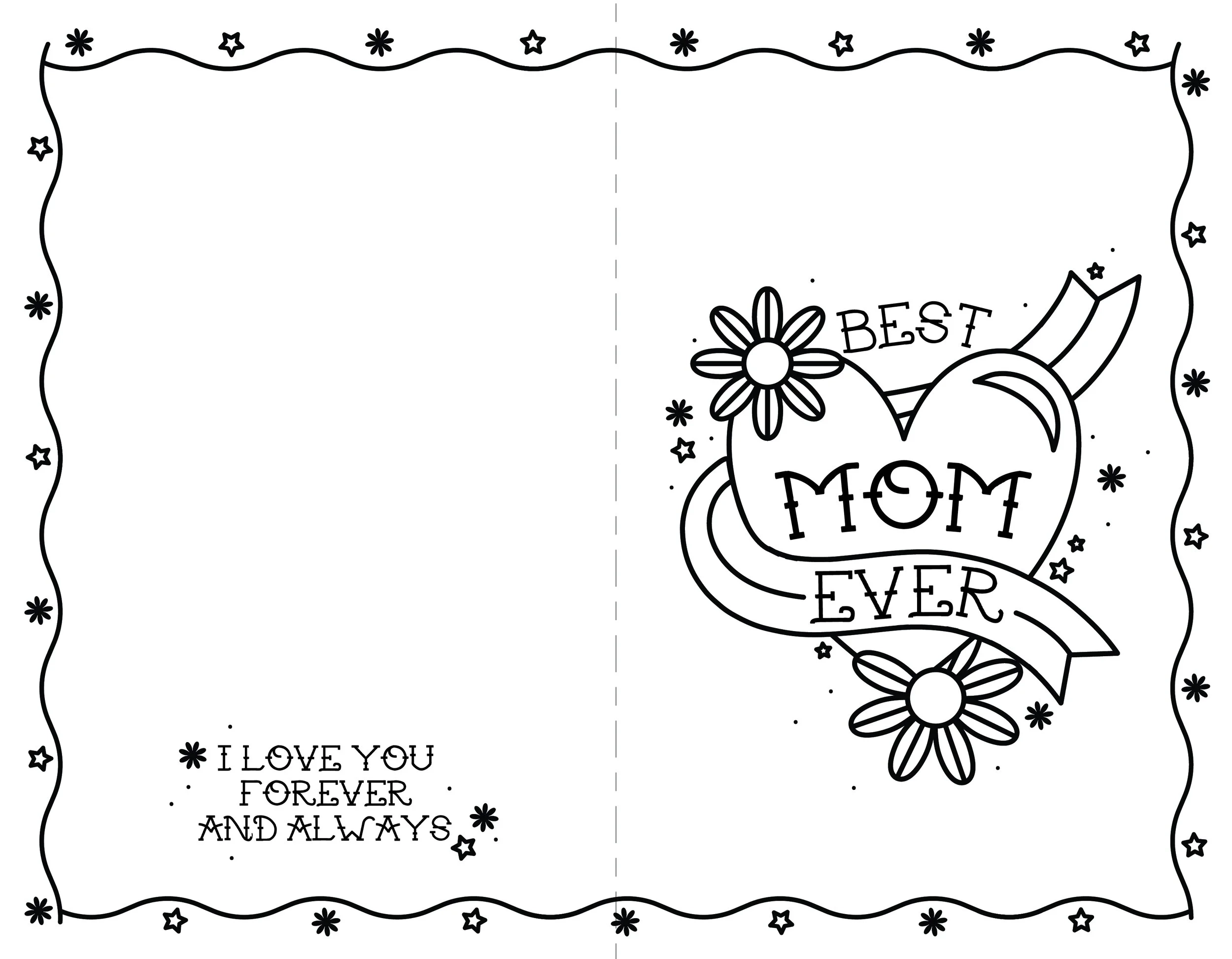 Printable Mother s Day Card Always amp Whatever