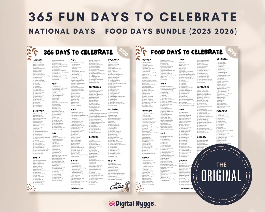 National Food Days 2026