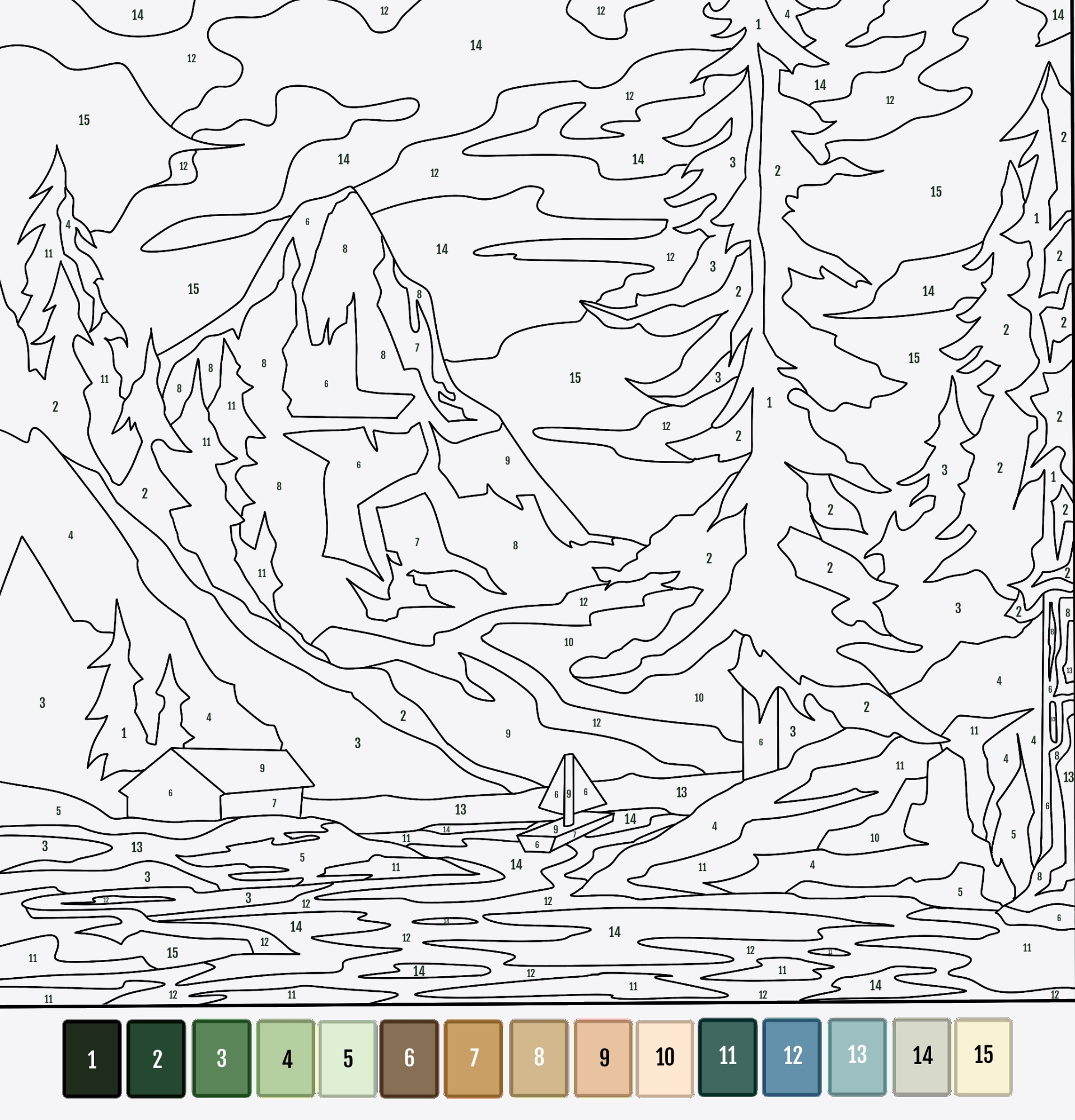 Free Printable Paint By Number