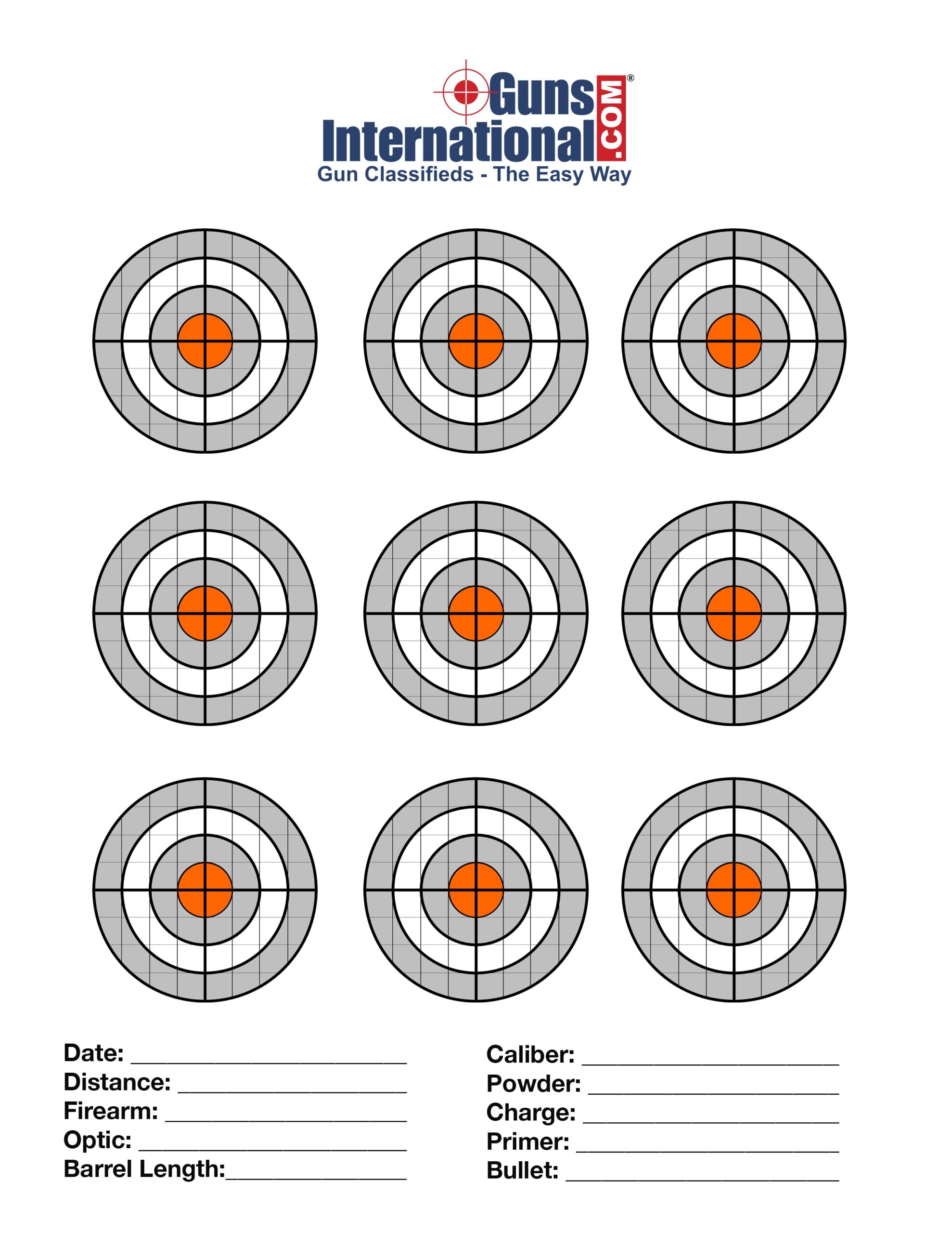Free Targets Printable