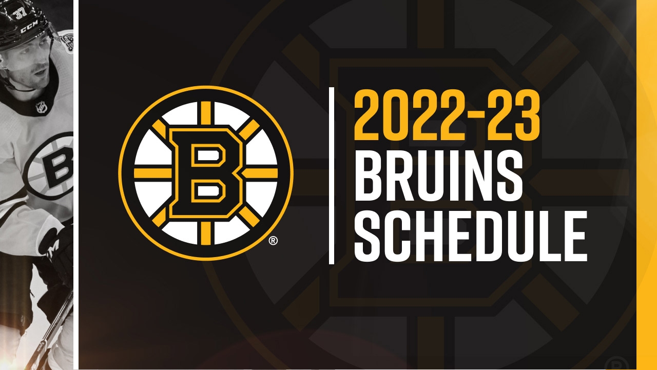 Bruins Schedule Printable