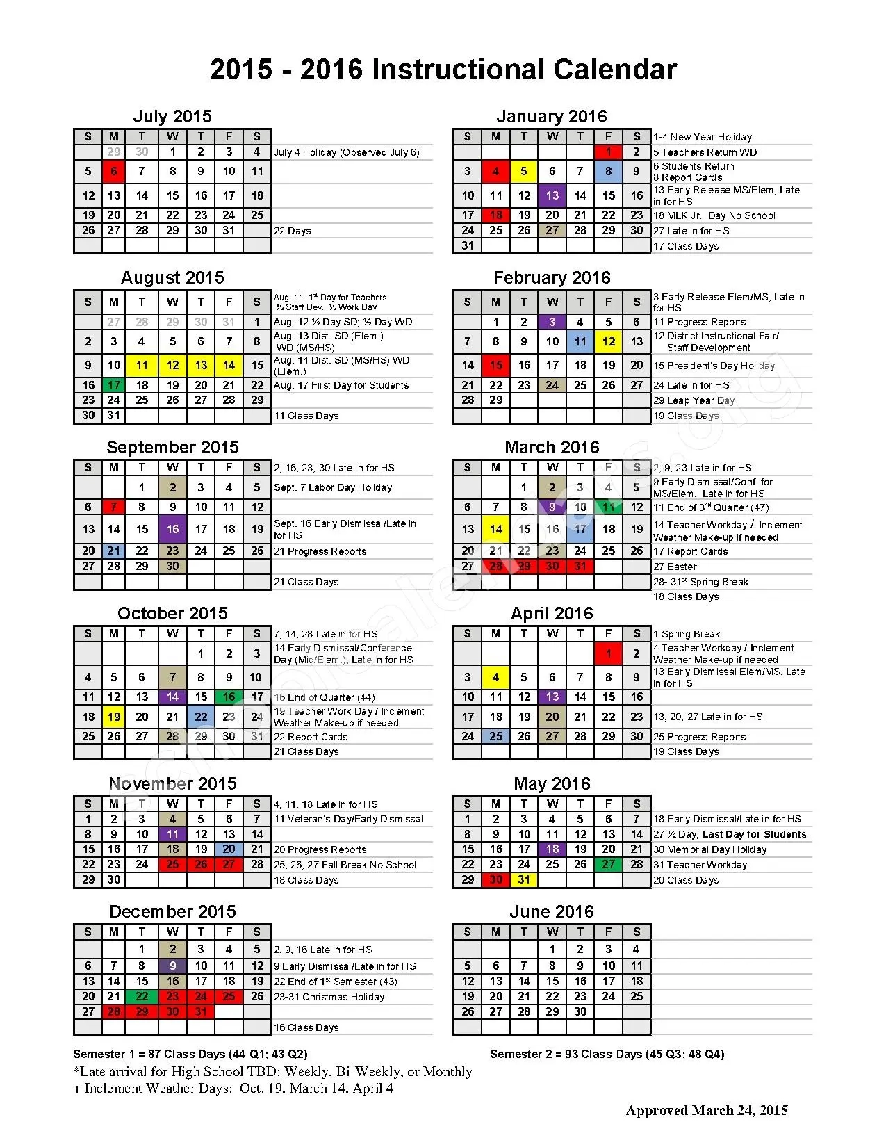 Scasd 20252026 Calendar School Academic Calendar