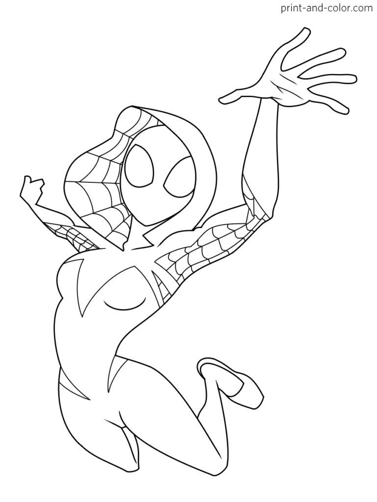 Printable Spiderman Coloring Sheets
