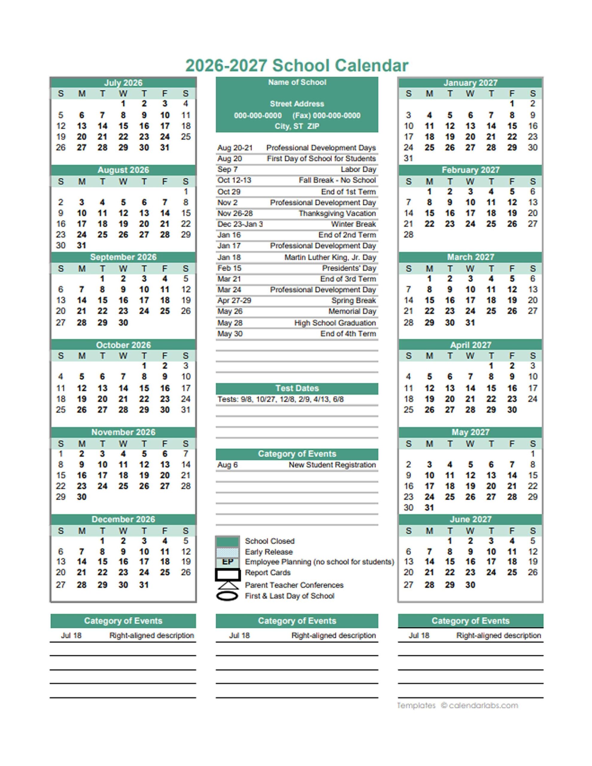 Spring 2026 Gsu Calendar Printable