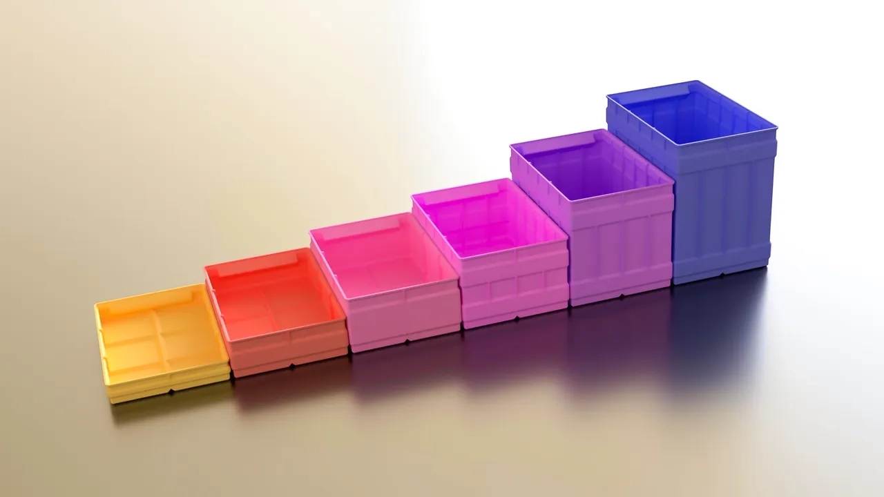 Stackable Storage Boxes Optimized For 3D Print Full Access And Download