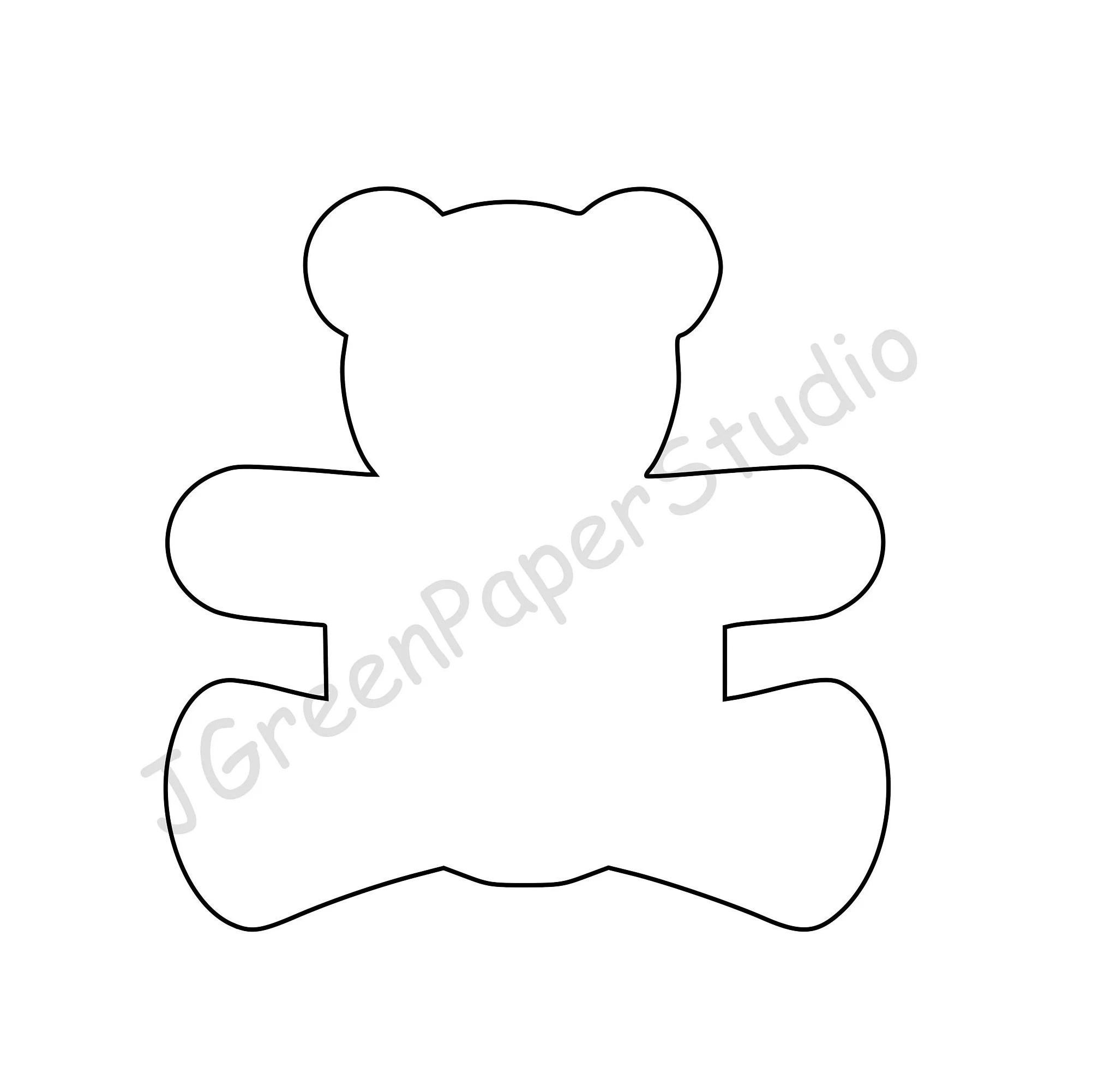 Printable Bear Template