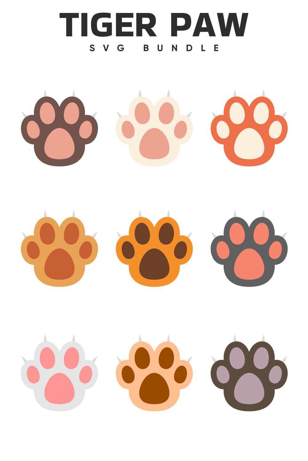 Tiger Paw SVG