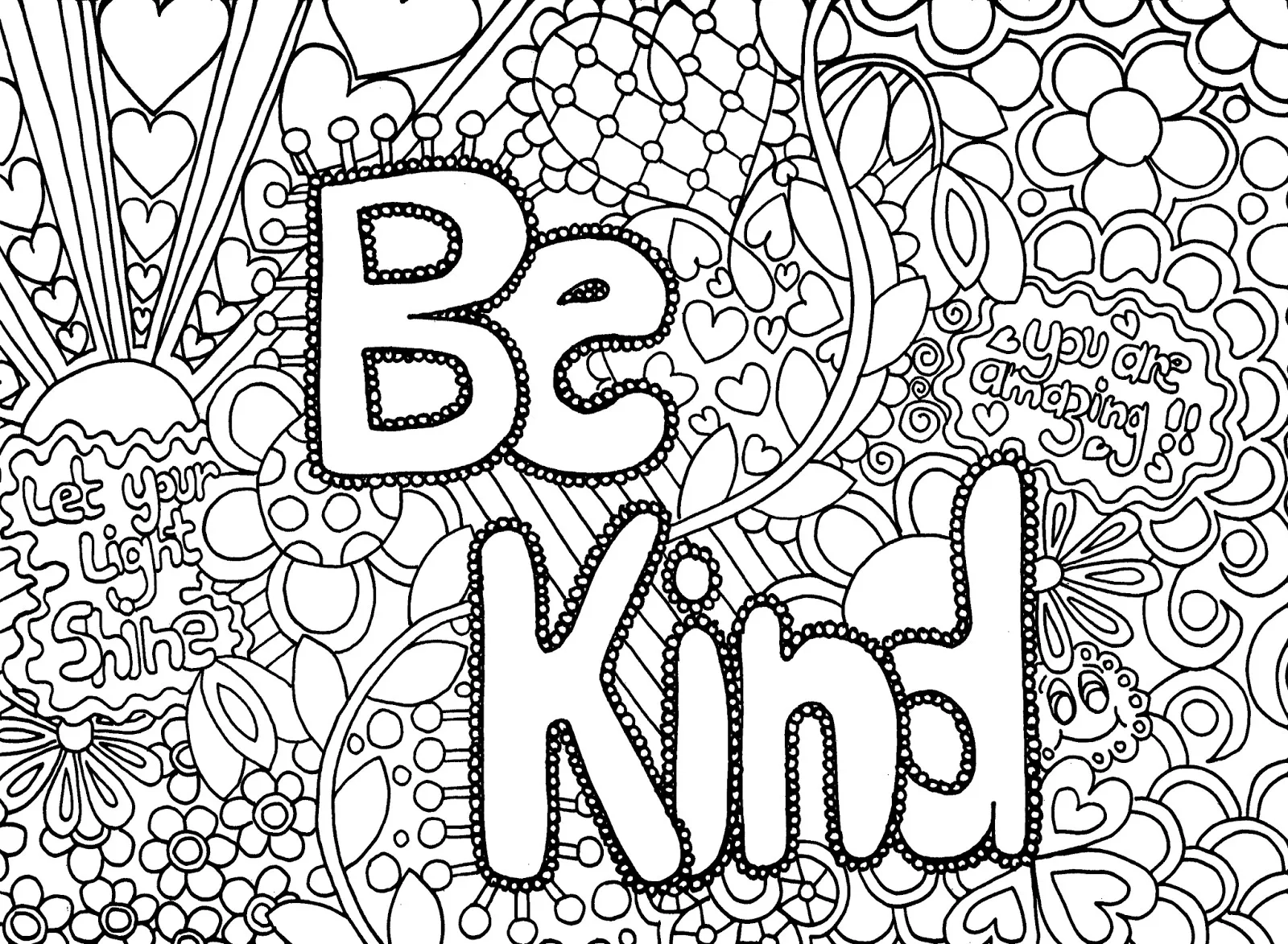 TLNYC Kindness Coloring Pages Fresh Difficult Hard Coloring 