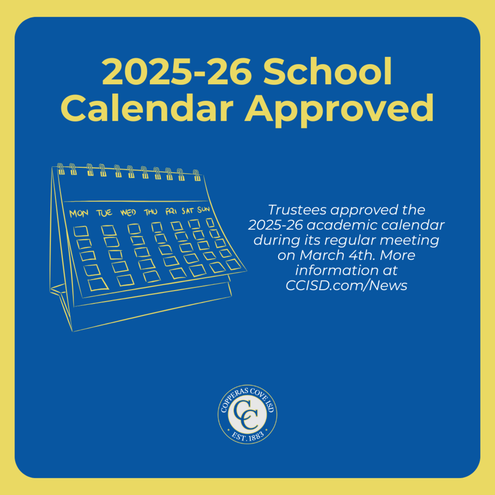 Trustees Approve Calendar For 2025 26 School Year Turner As CTE 