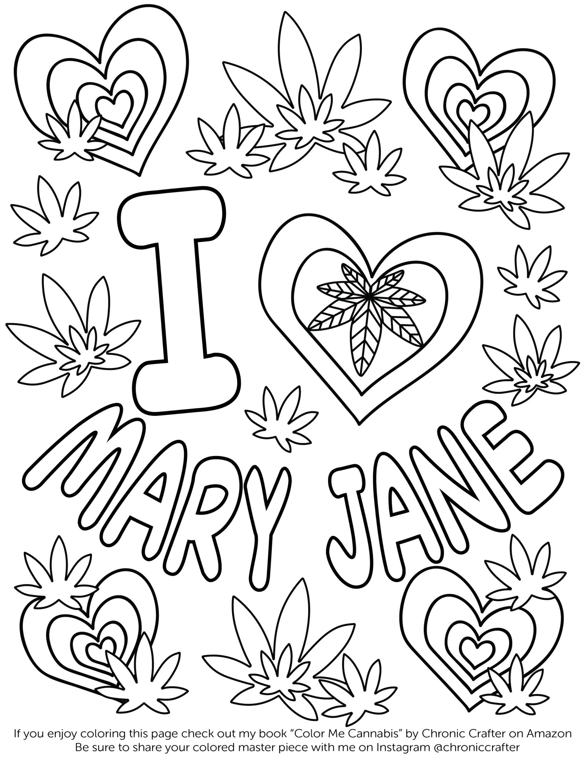 Free Printable Stoner Coloring Pages