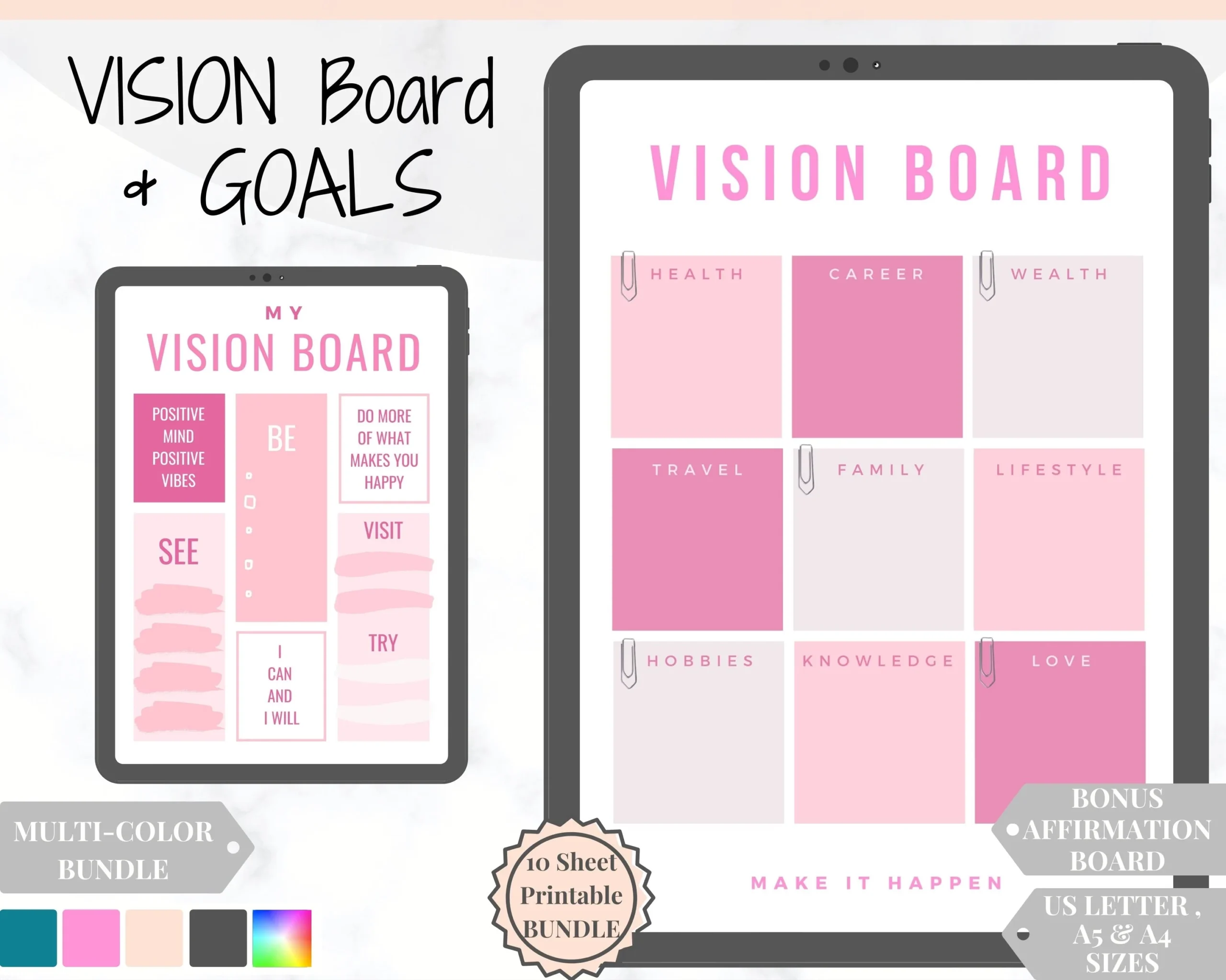 Dream Board Printables