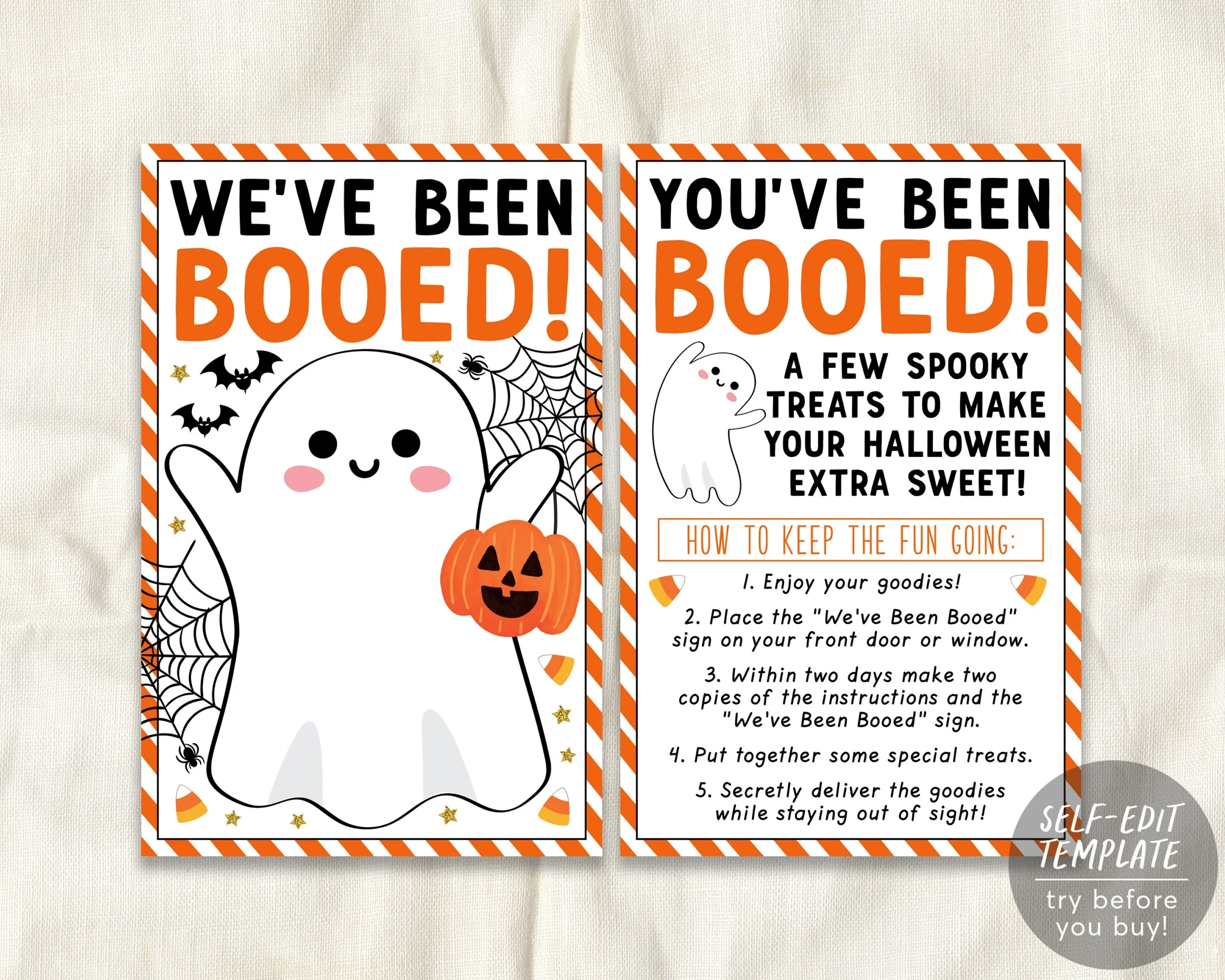 Youve Been Booed Printable