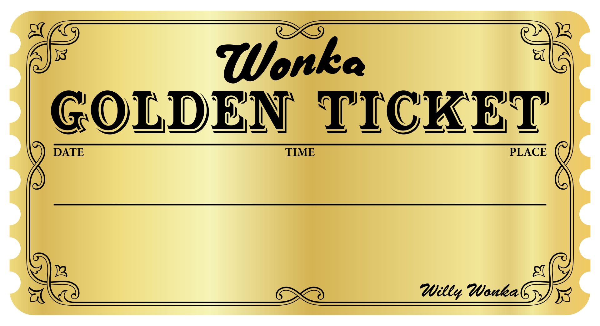 Wonka Pin Willy Wonka Birthday Party Golden Ticket Wonka Bar